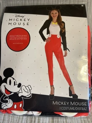 Sexy Disfraz de Mickey Mouse Disney para Mujer Adulta MEDIANO 6-8 Nuevo/Sellado 3 Piezas Foto 1 de 2