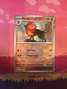 Pokemon Card Pyroar Prismatic Evolutions Master Ball 016/131 Near Mint - Picture 1 of 2