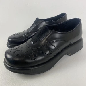 Dansko Jolie Black Cabrio Leather Clogs Shoes Womens EU 40 US 9.5-10 Embroidered - Picture 1 of 16