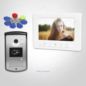 7" Video Door Intercom System with Intra-monitor Audio Intercom for House/ Flat - Picture 1 of 5