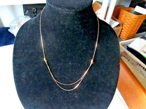 Vergoldete verstellbare Kette Halskette. Schönes Gold. NEU & KOSTENLOSER VERSAND IN DIE USA. - Bild 1 von 4