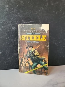 Adam Steele Valley Of Blood By George G. Gilman Paperback - Picture 1 of 10