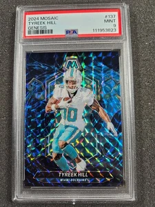 🌟 2024 Panini Mosaic Tyreek Hill #137 GENESIS Prizm SP Miami Dolphins - Picture 1 of 2