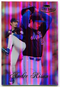1998 Topps Gold Label MASATO YOSHII RC Error True #'d 1/1 ANDRE RISON Foil Name - Picture 1 of 2