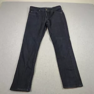Social Collision Jeans Mens 32x30 (Fit 32x28) Black Button Fly Y2K Vintage Goth - Picture 1 of 11