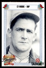 1990 TARGET DODGERS #544 CY MOORE BROOKLYN ROBINS/BROOKLYN DODGERS