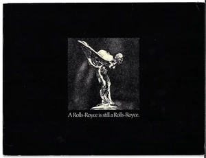 Rolls-Royce Silver Shadow & Corniche 1975-1977 UK Market Sales Brochure - Picture 1 of 4
