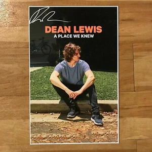 Signed Dean Lewis Place We Knew Poster w/ Proof (Music Autograph NOT Vinyl / CD) - Picture 1 of 5
