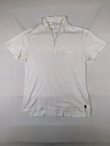 Todd Snyder Shirt Men's XL Polo Short Sleeve High Low Hem Logo Golf White - Picture 1 of 9