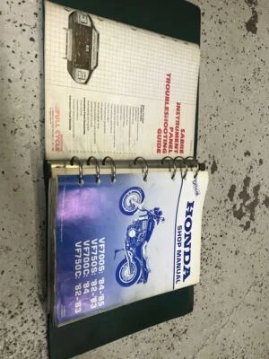 1982 1983 1984 1985 Honda VF700S VF750S VF700C VF750C Servicio Reparación Manual - Imagen 1 de 4