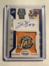 2011 PANINI CONTENDERS PATCHES JEREMY EVANS RPA ROOKIE PATCH AUTO UTAH JAZZ