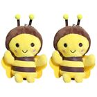  2 Pieces Backpack Bee Pendant Stuffed Dolls Ornament Filling