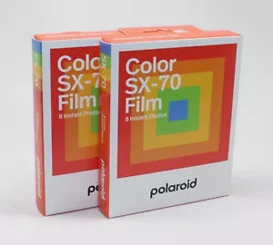Two packs of Polaroid Colour / Color Instant Film for Polaroid SX-70 Cameras - Picture 1 of 3