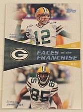 2011 Topps #FF-RJ Aaron Rodgers / Greg Jennings Faces of the Franchise