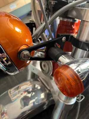 Honda CT70 Headlight bracket alluminum for inverted disc brake CT70H Silver C9 - Image 1 of 3