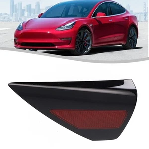 Reliable Left Driver Side Rear Charge Door Cover Reflector for Tesla Model 3 Y - Picture 1 of 12