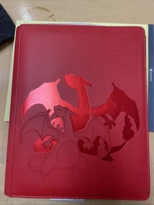 POKÉMON ULTRA PRO PREMIUM PRO BINDER (BRAND NEW) RED W/CHARIZARD - Picture 1 of 4