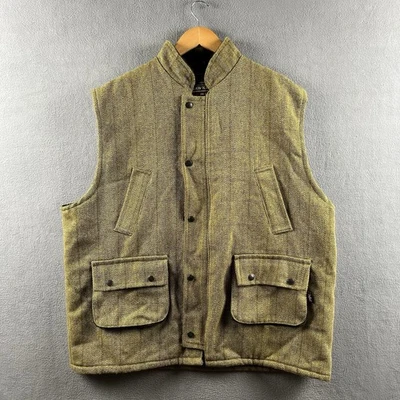 Chaleco Walker And Hawkes Para Hombres 4XL Lana Espiga Rancho Tareas de Campo Acolchado Usado en Excelente Condición Foto 1 de 4