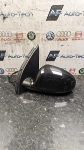 2007 VW Golf - N/S Passenger Wing Mirror Mechanical Black LY9X - Picture 1 of 2