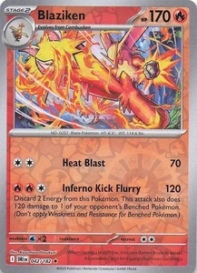 Blaziken - SV10: Destined Rivals 042/182- NM - Reverse Holo - Picture 1 of 2