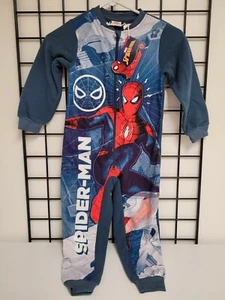 Marvel Spider-Man Kids One Piece Pajama Size 6 / EU 110-116 - Picture 1 of 2
