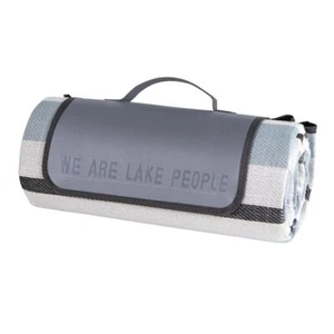 Picnic Blankets Foldable with PEVA Handle 69 in x 59 in We Are Lake People 2 PK - Picture 1 of 4