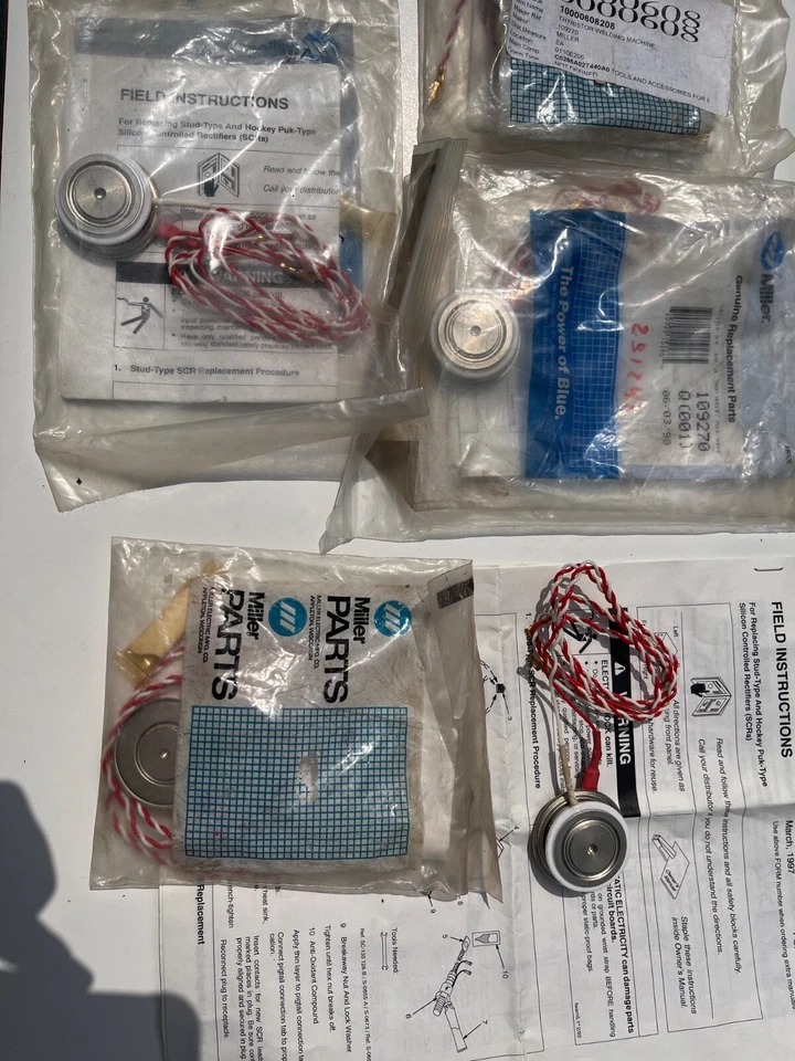 5X MILLER 109270 THYRISTOR HOCKEY PUCK WELDING MACHINE NOS - Image 1 of 4