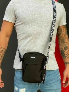supreme side bag black