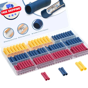Wire Butt Splice Connectors Kit, 22-10 AWG, Electrical Crimp Terminal Connector  - Picture 1 of 10