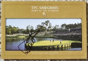 JORDAN SPIETH Signed TPC SAWGRASS Scorecard ( THE PLAYERS)-JSA - Picture 1 of 3