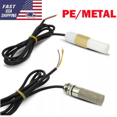 Sonda impermeable sensor de temperatura y humedad DC5-28V RS485 para MODBUS RTU EE. UU. Foto 1 de 4