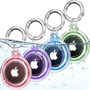 4 Pack Airtag Holder,Airtag Case Waterproof for Apple Airtags 4 Pack with Air... - Photo 1 sur 7
