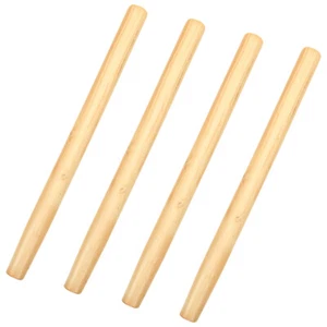 4 Pcs Scythe Wooden Handle Garden Tool Shovel Replacement - Picture 1 of 12