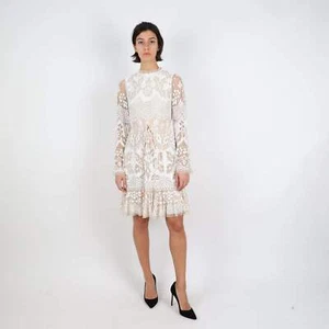 Needle & Thread beigefarbenes Kleid, UK-Größe 10 - Bild 1 von 4