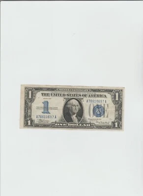 1934 $1 Funny Back Silver Certificate Blue Seal in(VF) Circulated condition - Image 1 of 4
