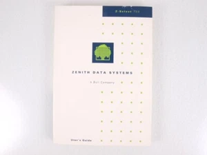 Zenith Data Systems Z-Select 100 User's Guide Manual Book Vintage 1993 - Picture 1 of 9