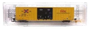 N Scale Micro Trains 12300022 TTX TBOX 667107 60' Double Door High-Cube Boxcar - Picture 1 of 5
