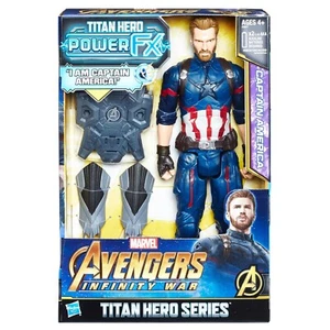 Marvel Avengers Infinity War Captain America Titan Hero Series Power FX 12in New - Picture 1 of 2