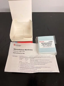Invitrogen Nitrocellulose Membrane Filter Paper 0.45 um (83 x 73 mm) 20pk LC2001 - Picture 1 of 3