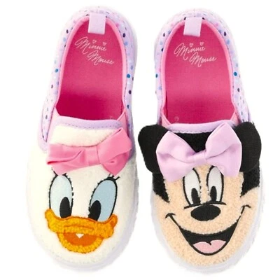 ZAPATILLAS SIN CORDONES DISNEY para niña talla 10 MINNIE & DAISY ~ Nuevas con etiquetas Foto 1 de 2