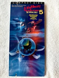 A NIGHTMARE ON ELM STREET 5 SEALED MEGA RARE LONGBOX CD PROMO HYPE STICKER DREAM - Picture 1 of 6