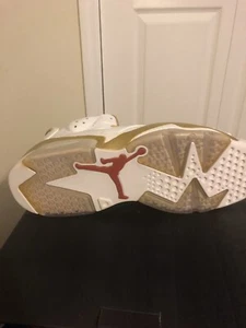 Jordan Retro 6 Gold Moments Pack Sz12 - Picture 1 of 3
