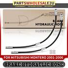 2x Rear Left & Right Brake Hydraulic Hose for Mitsubishi Montero 2001 2002-2006 Mitsubishi Montero