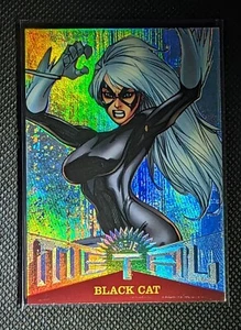 2017 Fleer Ultra Spider-Man Precious Metal Gems Patterned Achievement Black Cat - Picture 1 of 1