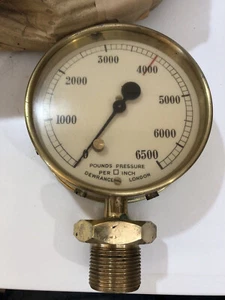 Dewrance London Pressure Gauge No.12 Mk1 (0-6000lbs) CM544 Type J WW2 Era NOS - Picture 1 of 4