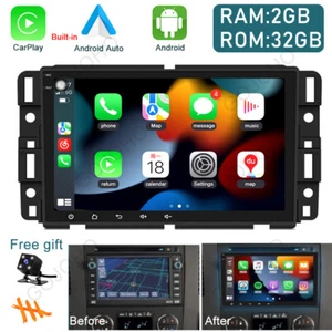 4+64GB For Chevrolet GMC Buick Chevy CarPlay Android Car Radio Stereo GPS NAVI - Picture 1 of 21