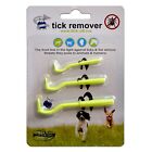 Vetfleece Tick-Off Tick Remover Removal Tool Dogs Cats Horses Pets - Pack of 3