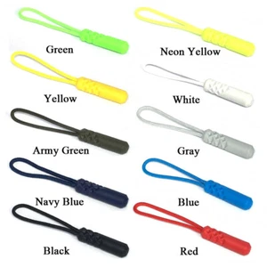 10 un. tirones con cremallera a color cable cuerda extremo bloqueo cremallera clip hebilla mochila accesorios - Imagen 1 de 36