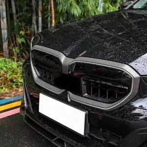 Fit for BMW 5 Series G60 G68 2024UP Dry Carbon Front Bumper Grille Grill Cover - Picture 1 of 9