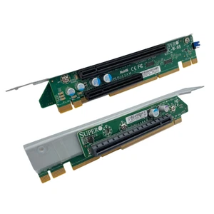 Supermicro Riser Cards RSC-WR-6 REV 1.02 & RSC-W-68 REV 1.0 inc Mounting Rail - Picture 1 of 5